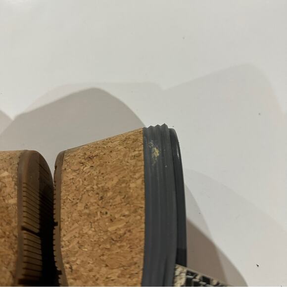 Cole Haan Allesa Grand‎ Platform Wedge Slide Sandals in Roccia Snake Size 11 - Picture 10 of 12